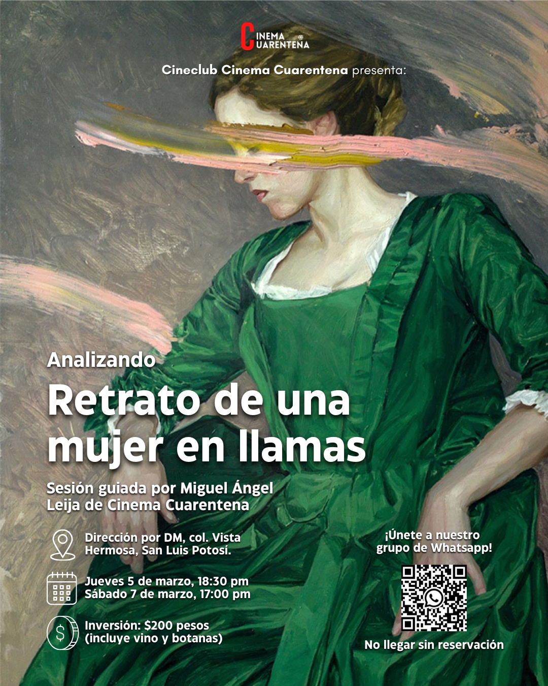 Retrato de una mujer en llamas